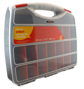 21 Compartment Professional Tool Organiser Case Box Storage Screw Nail Nut Bolt